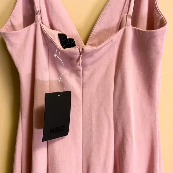 (NWT) NBD Synthetic Rocky Gown in Pink - Picture 6 of 6